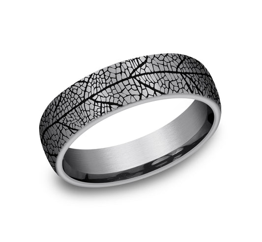 THE BERKSHIRE 6.5mm Tantalum Grey Benchmark men's wedding band