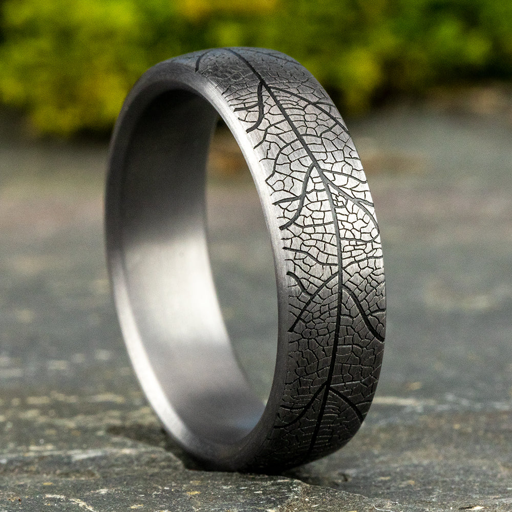 THE BERKSHIRE 6.5mm Tantalum Grey Benchmark men's wedding band