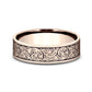 THE INQUISITOR 6mm 14K Rose Benchmark men's wedding band