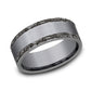 THE HADRIAN 7mm Tantalum Grey Benchmark men's wedding band