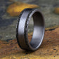 THE HADRIAN 7mm Tantalum Grey Benchmark men's wedding band