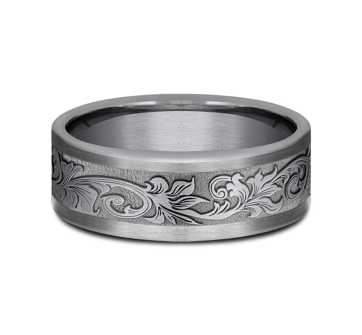 THE ROYAL 7mm Tantalum Grey Benchmark men's wedding band