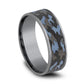 THE PATRIOT 7.5mm Tantalum Grey/Dark Benchmark men's wedding band