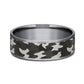 THE REBEL 7.5mm Tantalum Grey/Dark Benchmark men's wedding band