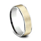 THE SERGEANT 6.5mm 14K White/Yellow Benchmark men's wedding band