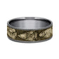 THE ARROWHEAD 7.5mm Tantalum Grey/14K Yellow Benchmark men's wedding band