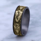 THE ARROWHEAD 7.5mm Tantalum Grey/14K Yellow Benchmark men's wedding band