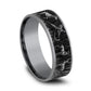 THE HUNTSMAN 7.5mm Tantalum Grey/Grey-Black Titanium Benchmark men's wedding band