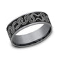 THE SIDEWINDER 7.5mm Tantalum Grey/Grey-Black Titanium Benchmark men's wedding band