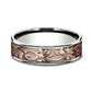 THE PRINCE 6.5mm 14K White/Rose Benchmark men's wedding band