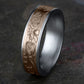 THE PRINCE 6.5mm 14K White/Rose Benchmark men's wedding band