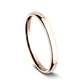 ® 2.5mm 14K Rose Benchmark men's wedding band
