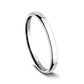 ® 2.5mm 14K White Benchmark men's wedding band