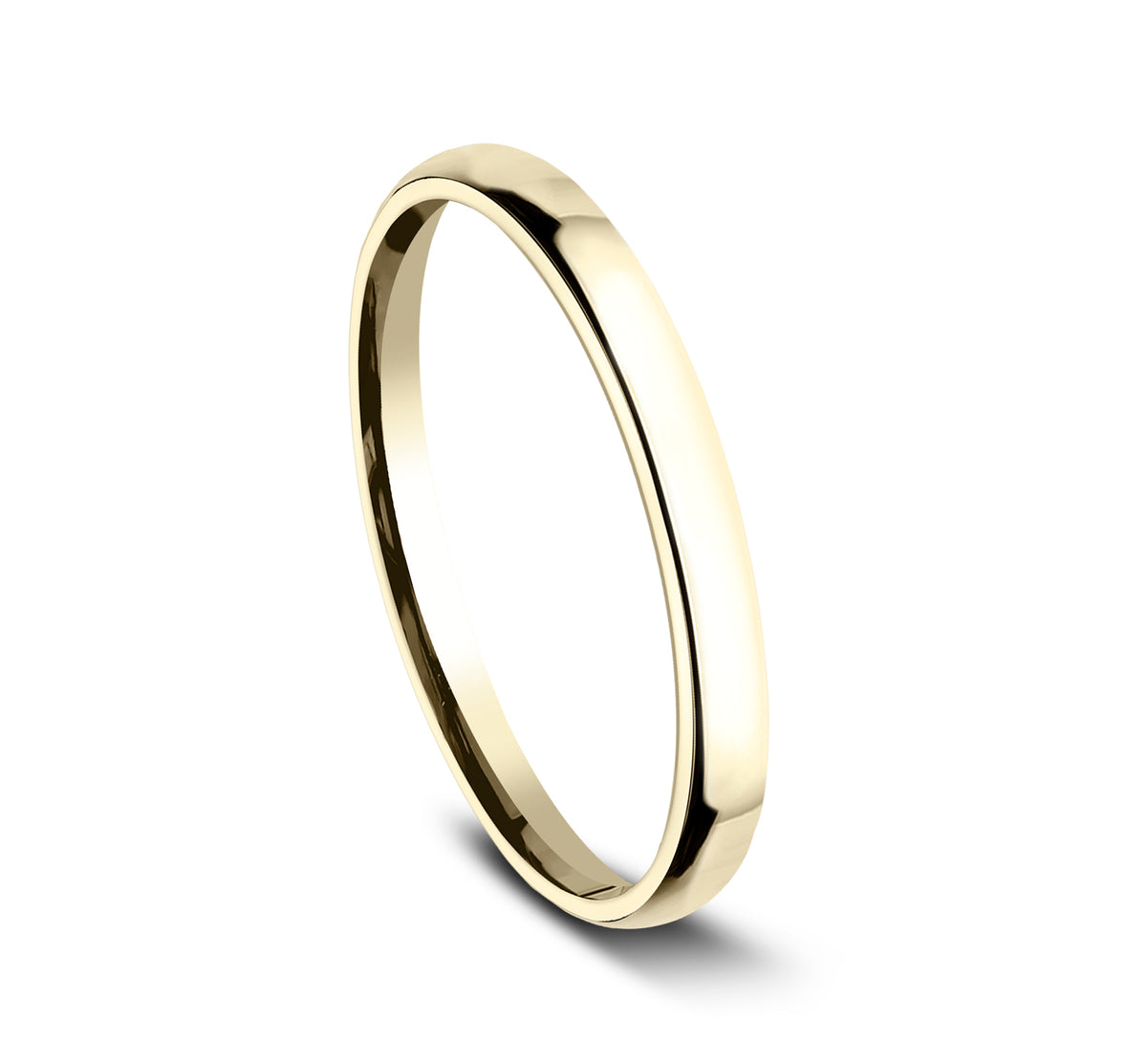 ® 2.5mm 14K Yellow Benchmark men's wedding band