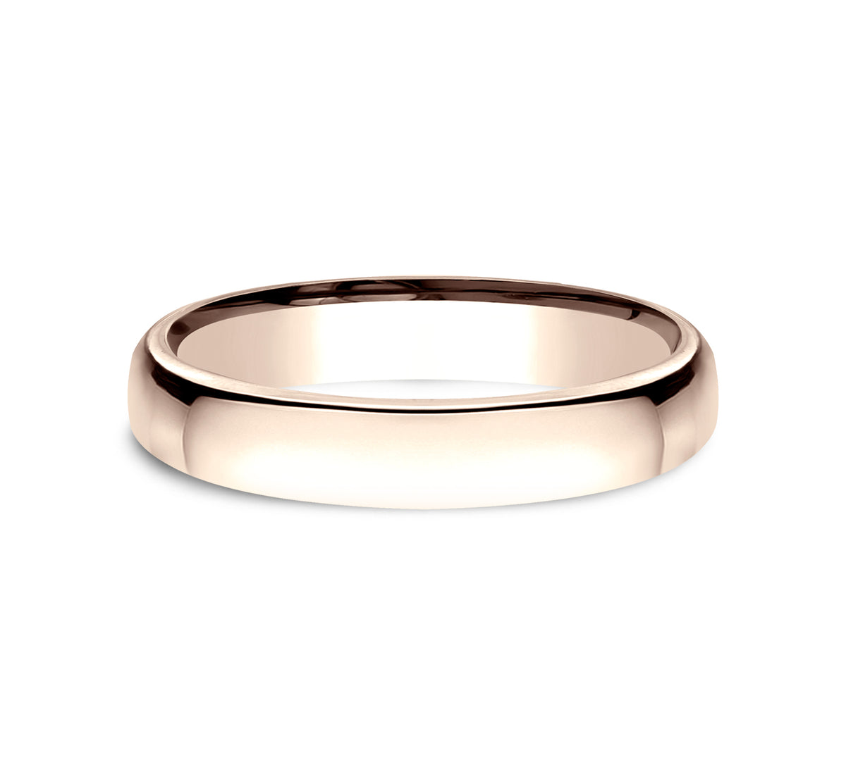 ® 3.5mm 14K Rose Benchmark men's wedding band