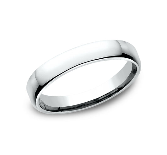 ® 3.5mm 14K White Benchmark men's wedding band