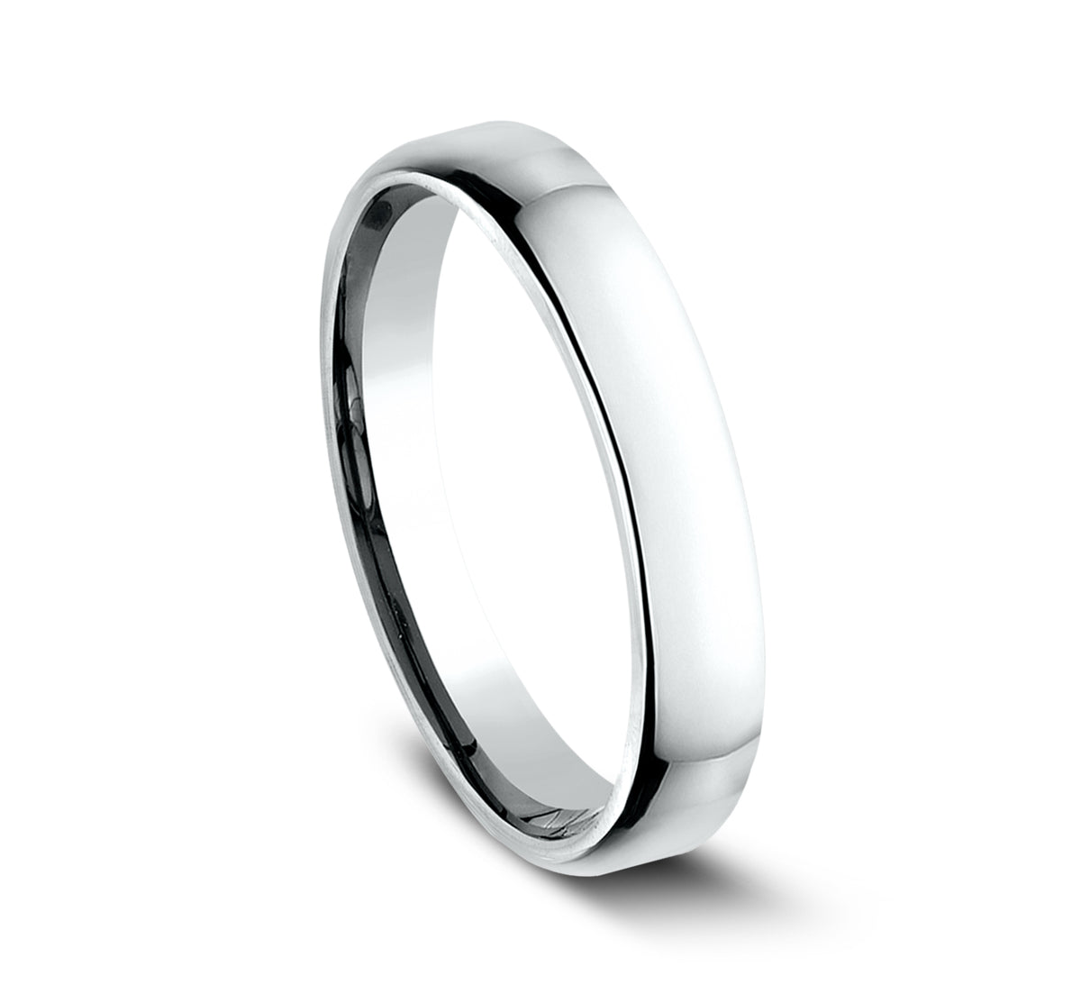 ® 3.5mm 14K White Benchmark men's wedding band