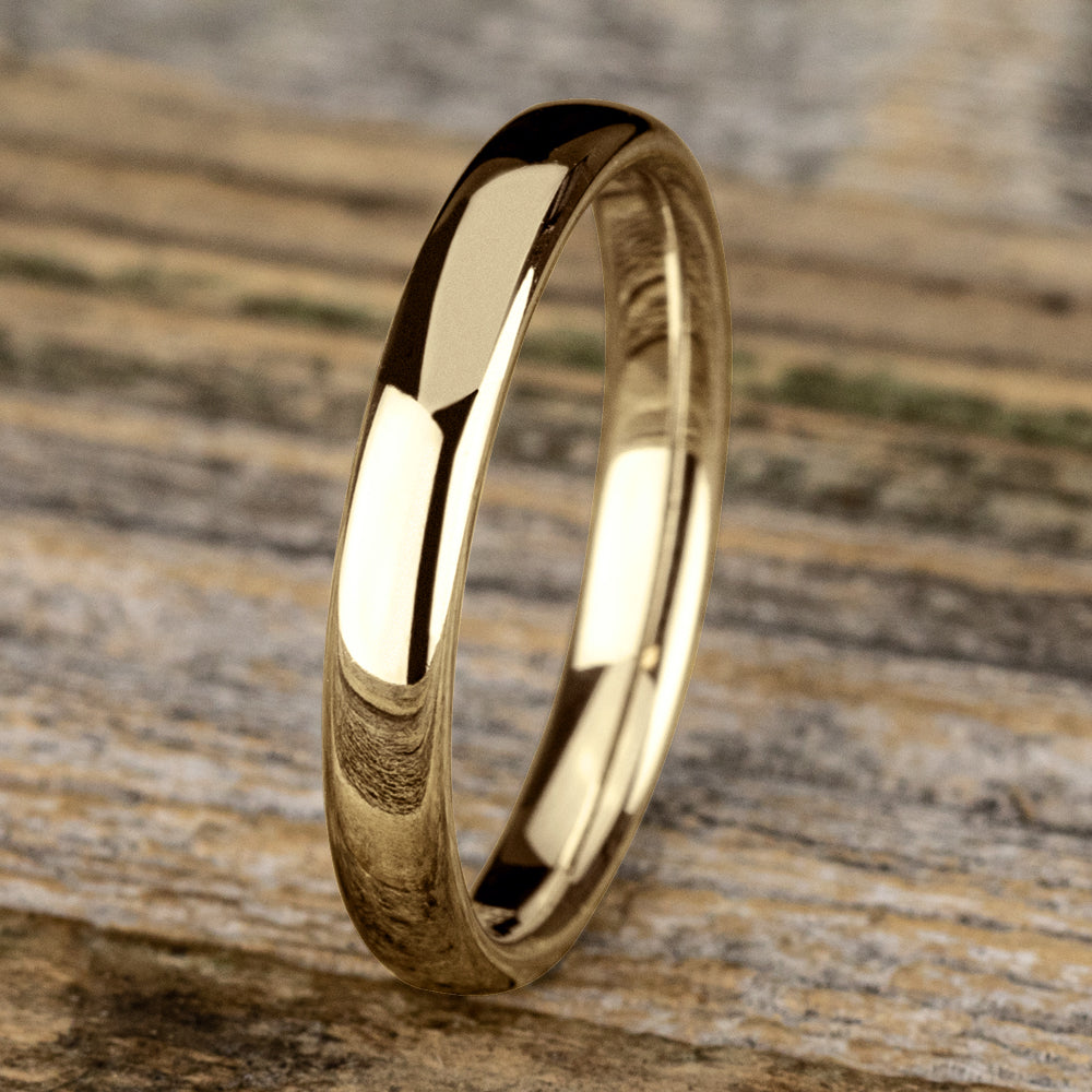 ® 3.5mm 14K Yellow Benchmark men's wedding band