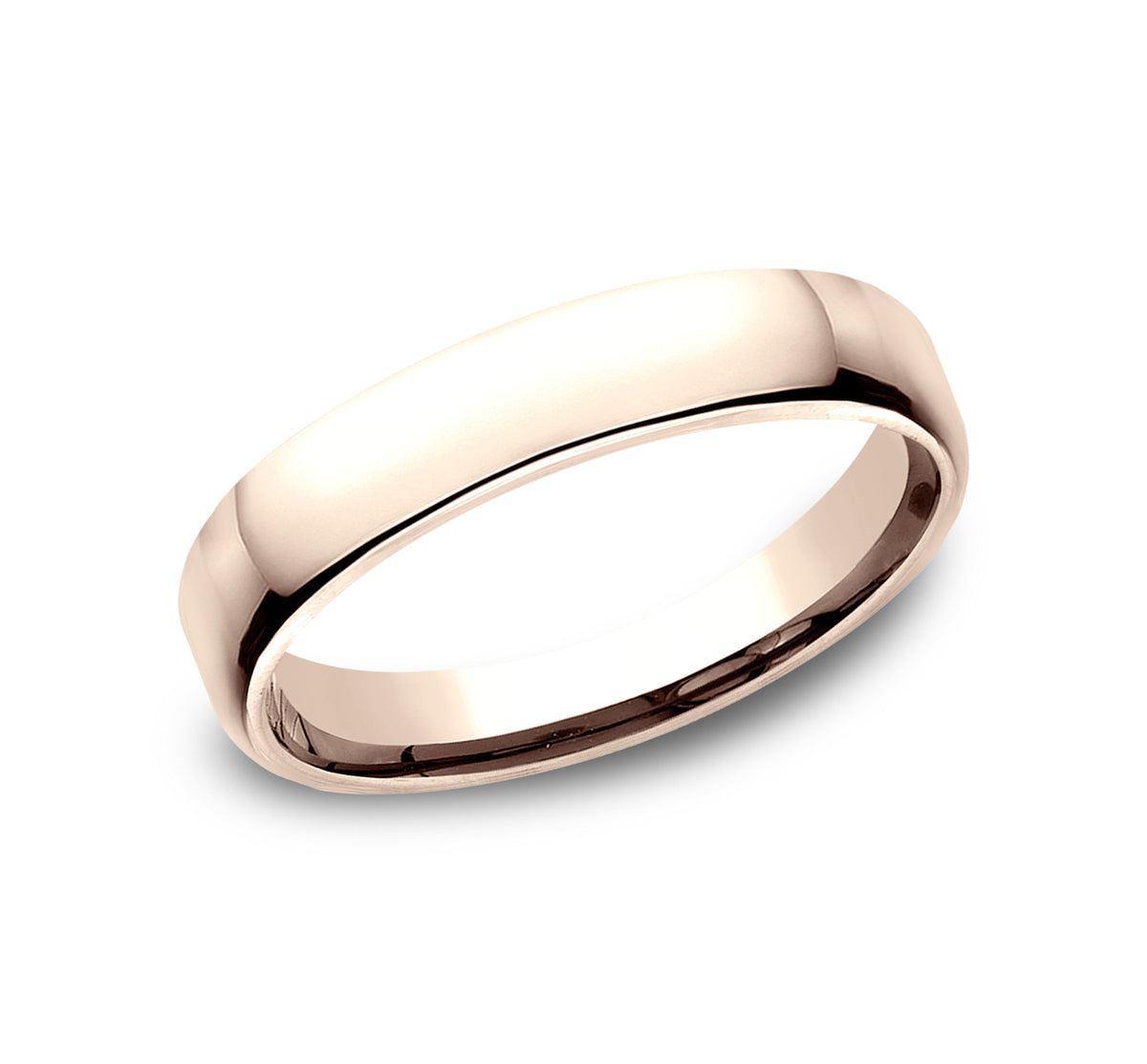 ® 4.5mm 14K Rose Benchmark men's wedding band