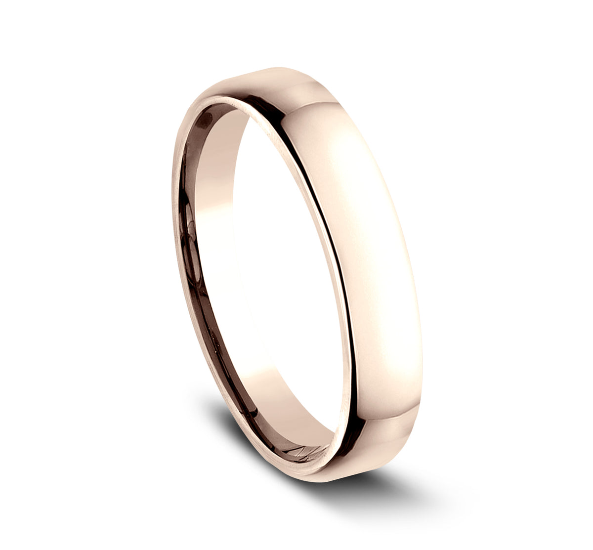 ® 4.5mm 14K Rose Benchmark men's wedding band