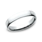 ® 4.5mm 14K White Benchmark men's wedding band