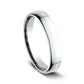 ® 4.5mm 14K White Benchmark men's wedding band