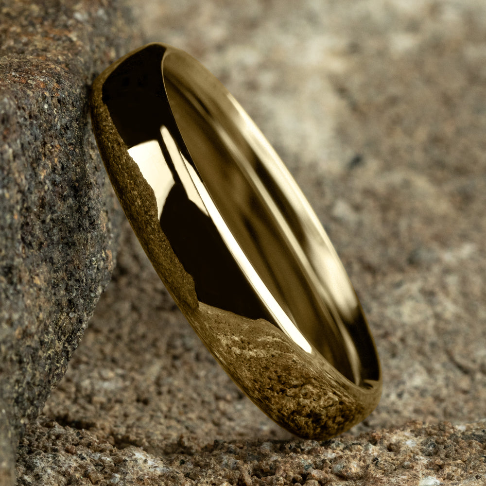 ® 4.5mm 14K Yellow Benchmark men's wedding band