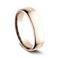 ® 5.5mm 14K Rose Benchmark men's wedding band