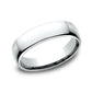 ® 5.5mm 14K White Benchmark men's wedding band