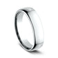 ® 5.5mm 14K White Benchmark men's wedding band