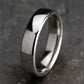® 5.5mm 14K White Benchmark men's wedding band