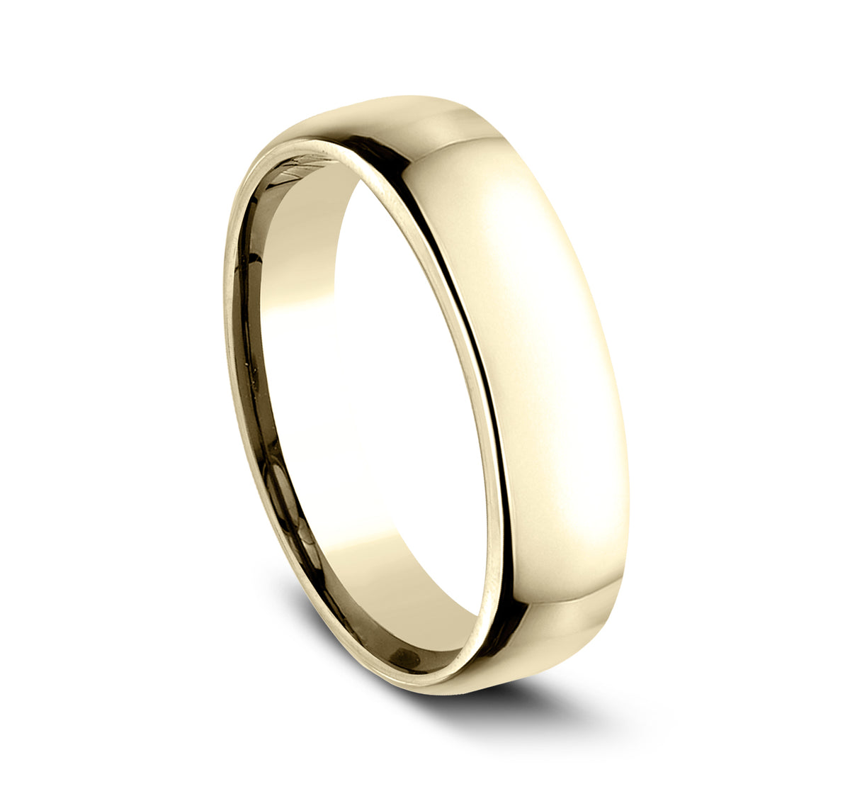 ® 5.5mm 14K Yellow Benchmark men's wedding band