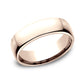 ® 6.5mm 14K Rose Benchmark men's wedding band