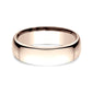 ® 6.5mm 14K Rose Benchmark men's wedding band