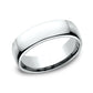 ® 6.5mm 14K White Benchmark men's wedding band