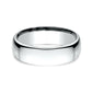® 6.5mm 14K White Benchmark men's wedding band