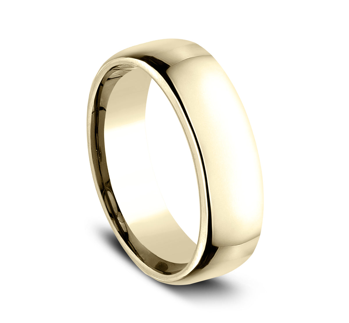 ® 6.5mm 14K Yellow Benchmark men's wedding band