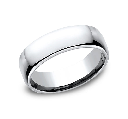® 6.5mm Cobalt White Benchmark men's wedding band