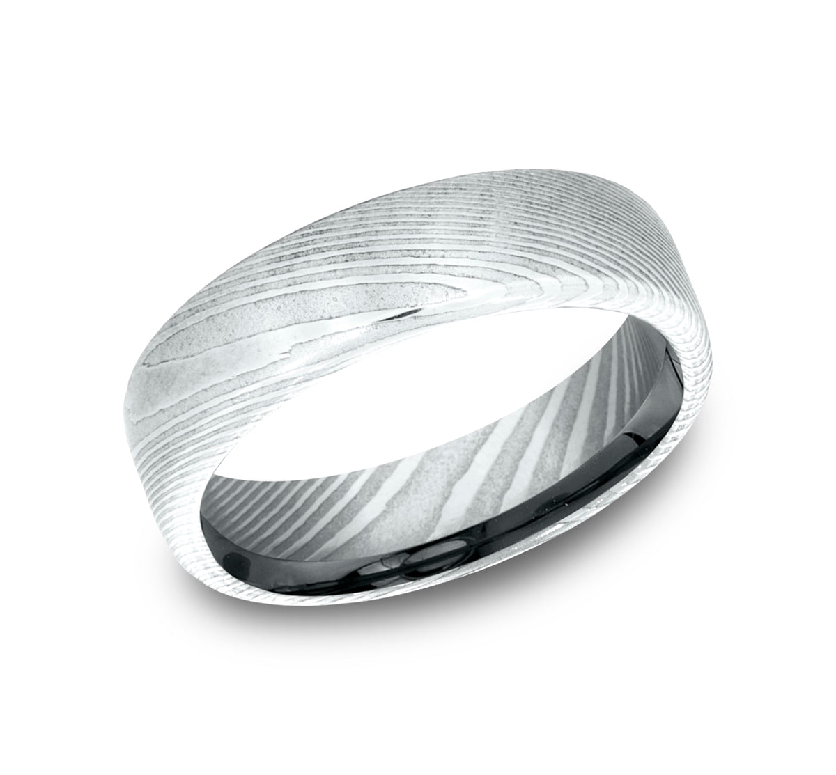 ® 6.5mm Damascus Steel Benchmark men's wedding band
