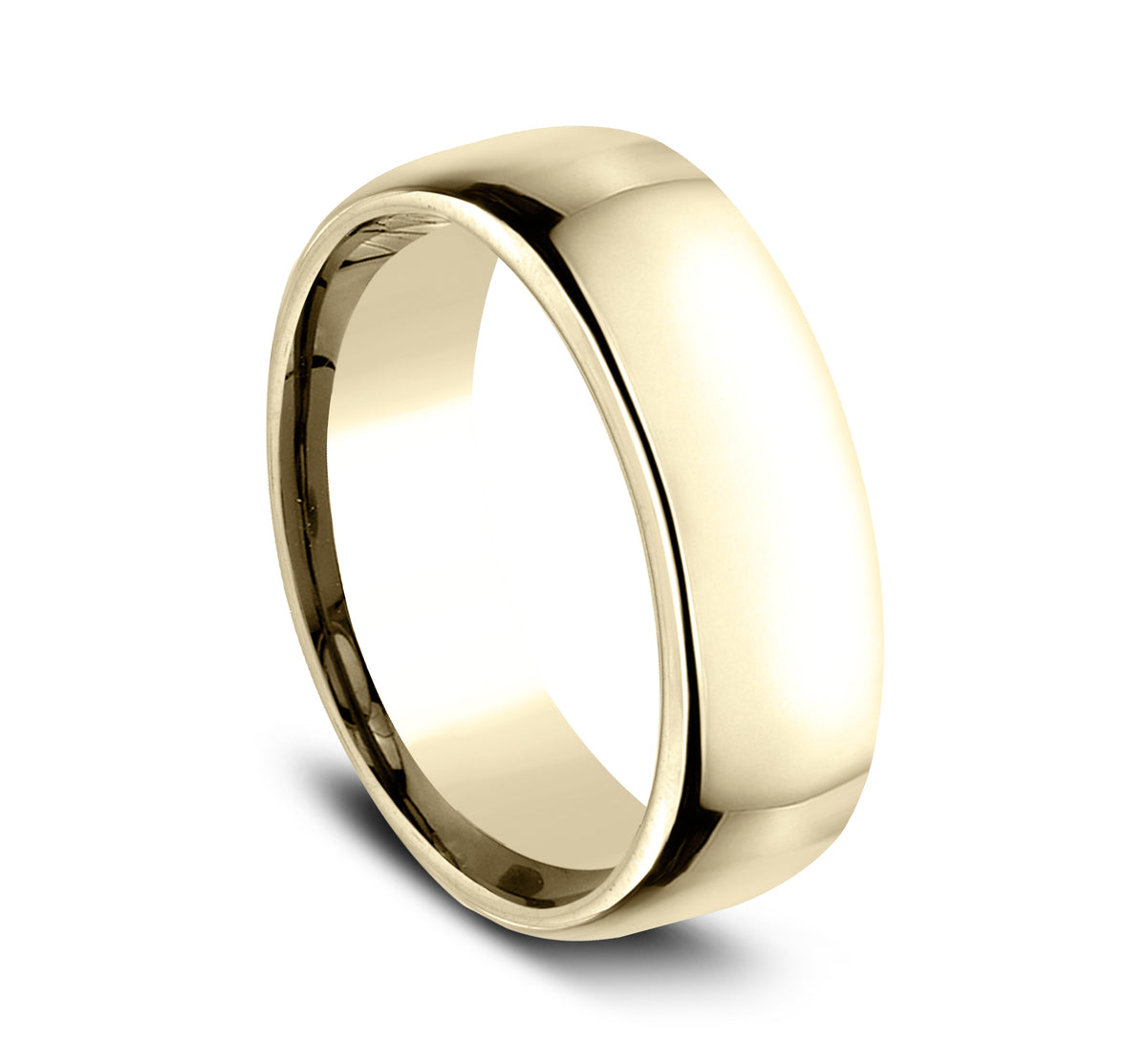 ® 7.5mm 14K Yellow Benchmark men's wedding band