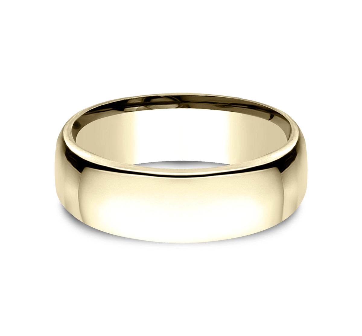 ® 7.5mm 14K Yellow Benchmark men's wedding band