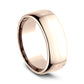 ® 9mm 14K Rose Benchmark men's wedding band