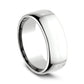 ® 9mm 14K White Benchmark men's wedding band