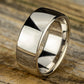 ® 9mm 14K White Benchmark men's wedding band