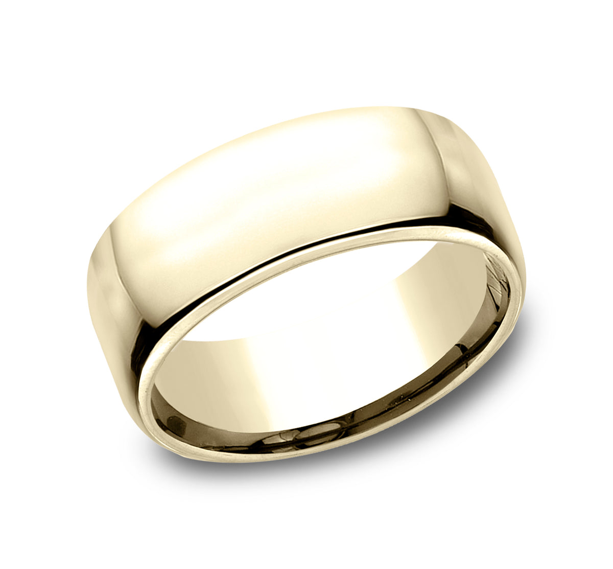 ® 9mm 14K Yellow Benchmark men's wedding band