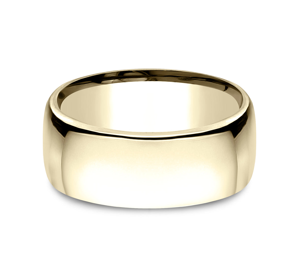 ® 9mm 14K Yellow Benchmark men's wedding band