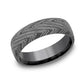THE HERRINGBONE 6.5mm Tantalum Dark Benchmark men's wedding band
