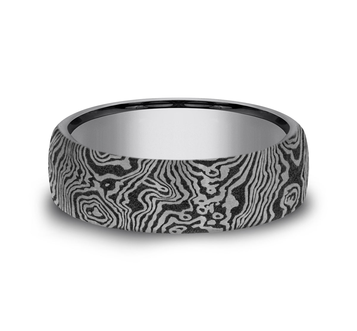 THE TORSION 6.5mm Tantalum Grey Benchmark men's wedding band
