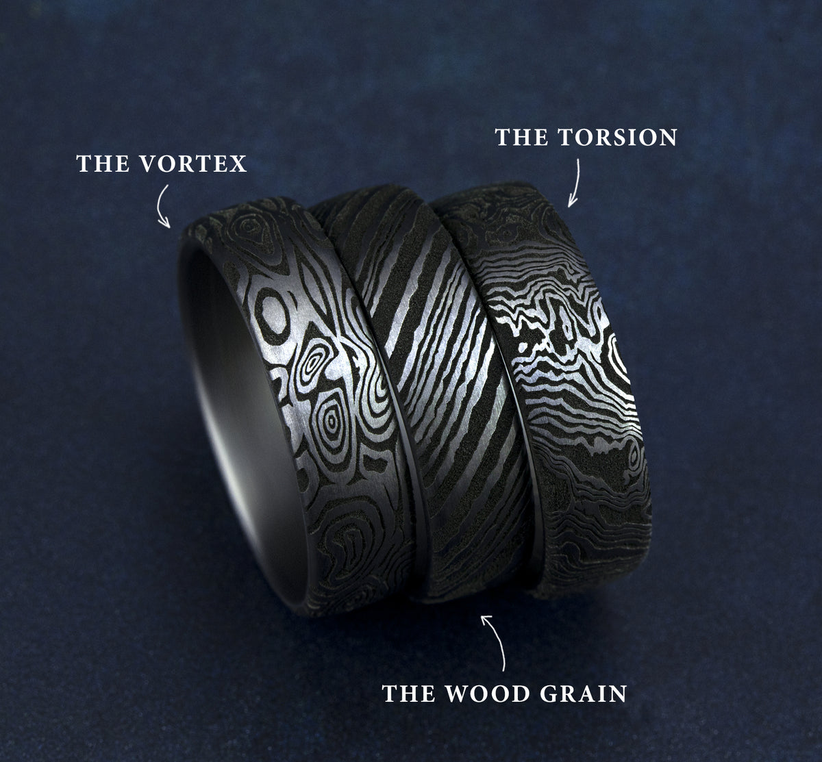 THE TORSION 6.5mm Tantalum Grey Benchmark men's wedding band