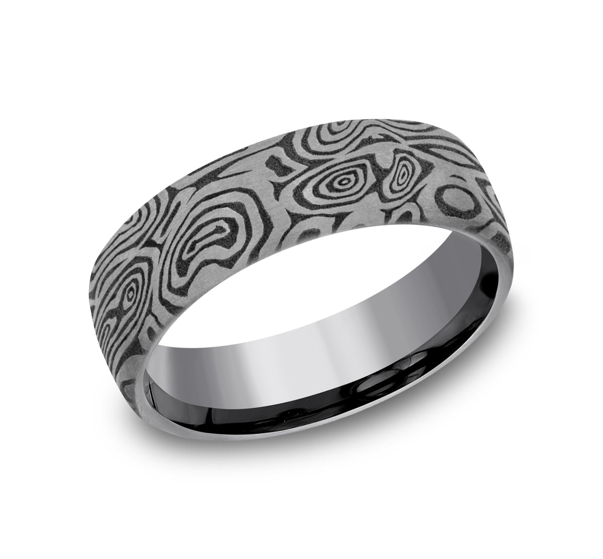 THE VORTEX 6.5mm Tantalum Grey Benchmark men's wedding band